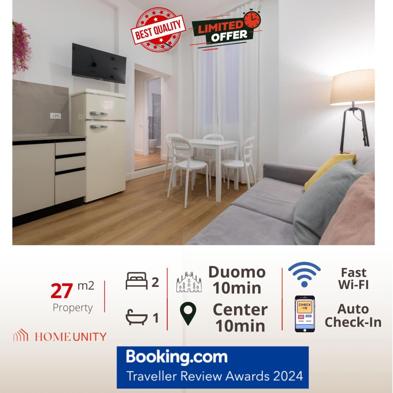 מילאנו Nuovo Intimo Apt A 10Min Dal Duomo - Homeunity מראה חיצוני תמונה